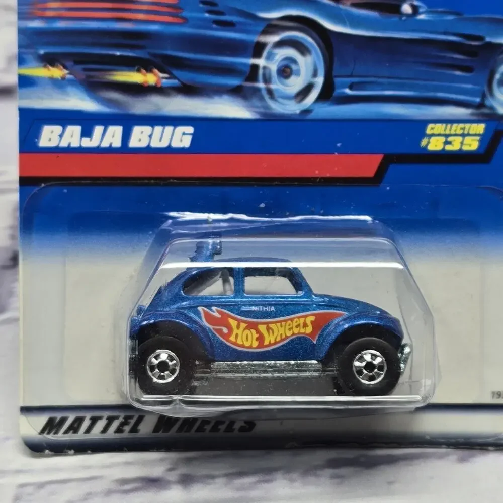 1998 Hot Wheels Mainline, Baja Bug, Blue, Collector #835